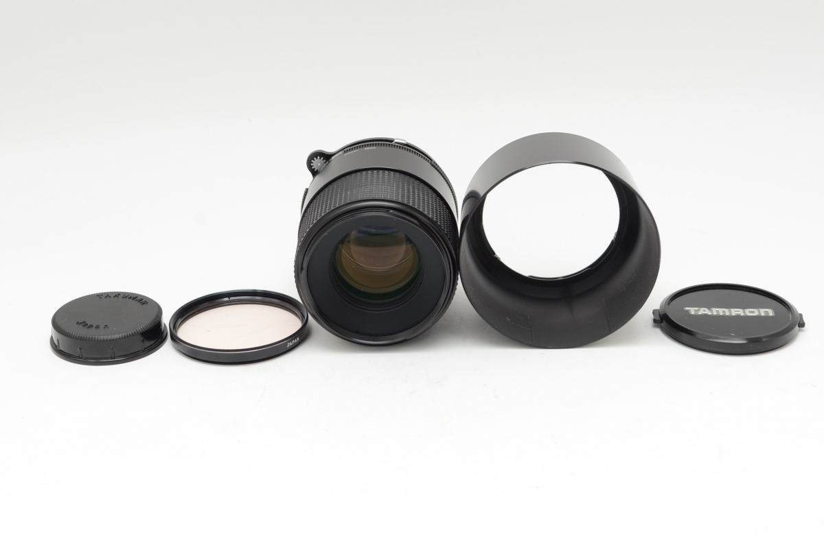 TAMRON SP MACRO 2.5/90 52BB P/ES M42 w/HOOD CAPS FILTER拍卖