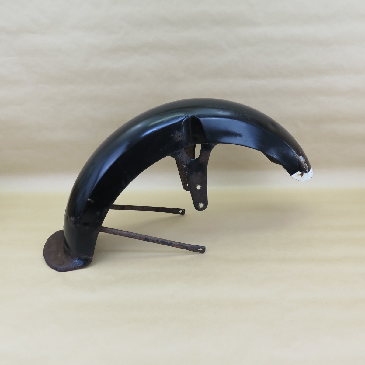 ★YB125 1R0 YAMAHA 純正 フロントフェンダー カウル ブラック 中古 1RO 220914拍卖