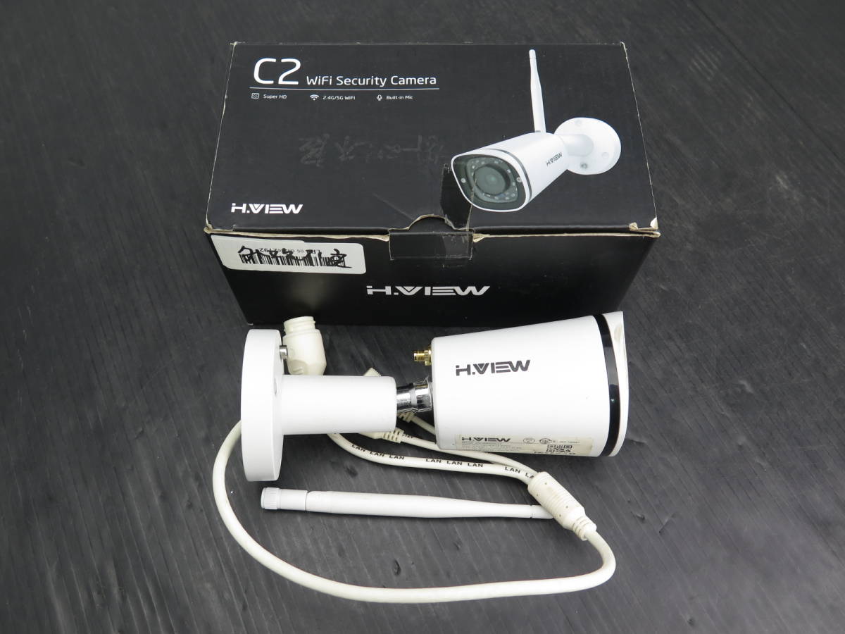 ▼H.View 監視カメラ 防犯カメラ WiFiカメラ HV-WF500G2 WiFi ジャンク 2022111514拍卖