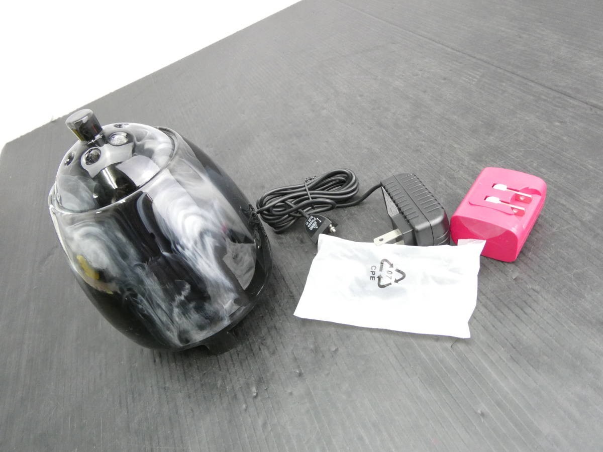 ▼香炉加湿器 香薫加湿器 アロマディフューザー ライト付き ミスト 霧 アロマポット 陶器製 221209.02拍卖