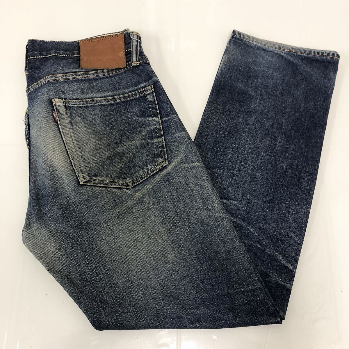 EVISU エヴィス デニムパンツ 31×34 日本製 ジーンズ ジーパン ヴィンテージ 古着 赤耳 メンズ コットン ボトムス 拍卖