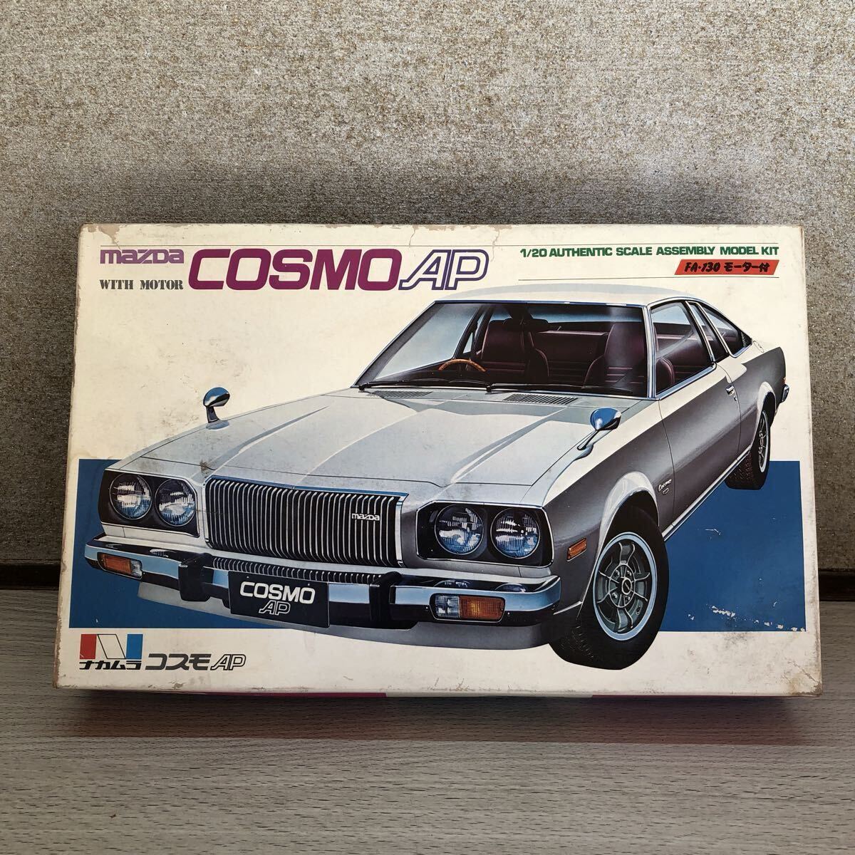 1円スタート ナカムラ 中村産業 NAKAMURA 1/20 マツダ MAZDA コスモ COSMO AP FA-130 モーター付 絶版 当時物 モーターライズ プラモデル拍卖