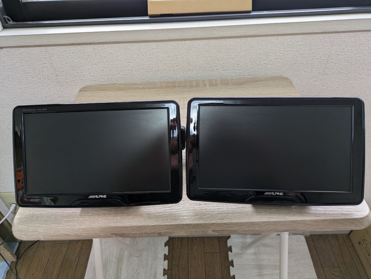 アルパイン 9インチヘッドレストモニターPKG−M910拍卖