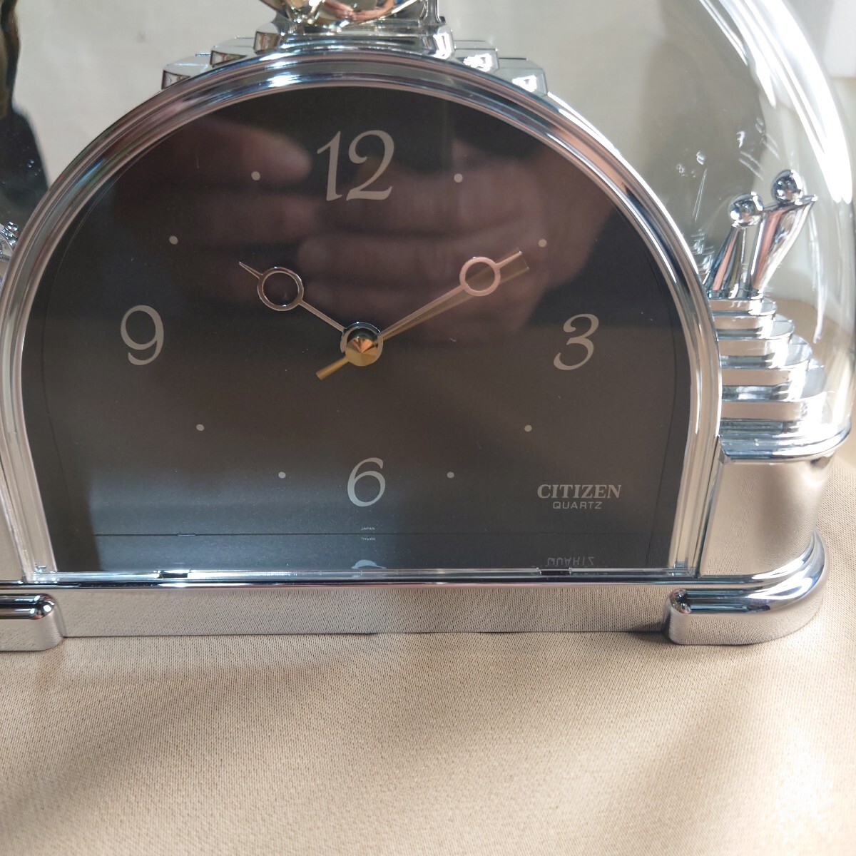 CITIZEN 置き時計 シルエットロマンス478 4RG478-019 銀色(グレーメタリック色)拍卖