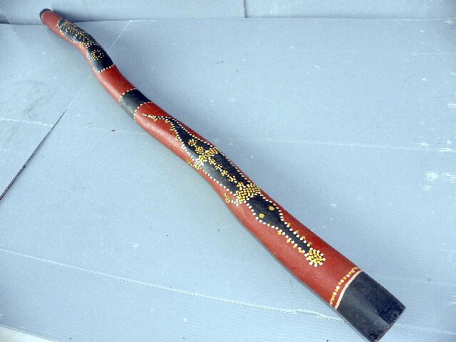 オーストラリア ディジュリドゥ アボリジニ 楽器 中古拍卖