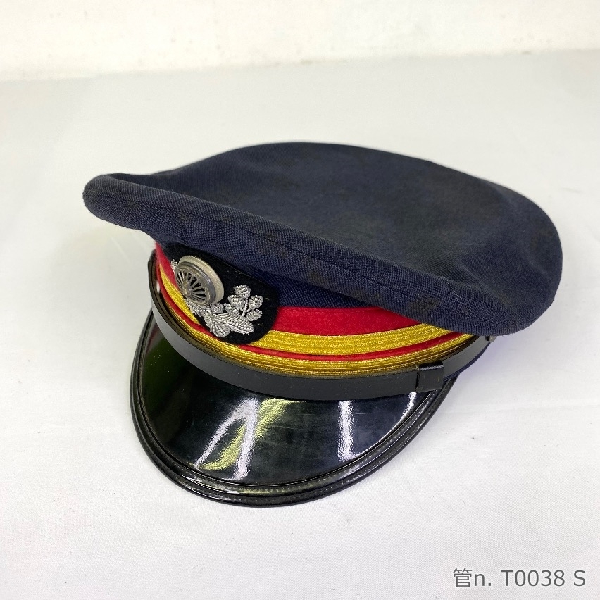 K【中古】 国鉄制帽 日本国有鉄道 鉄道グッズ 号形 駅長 助役拍卖
