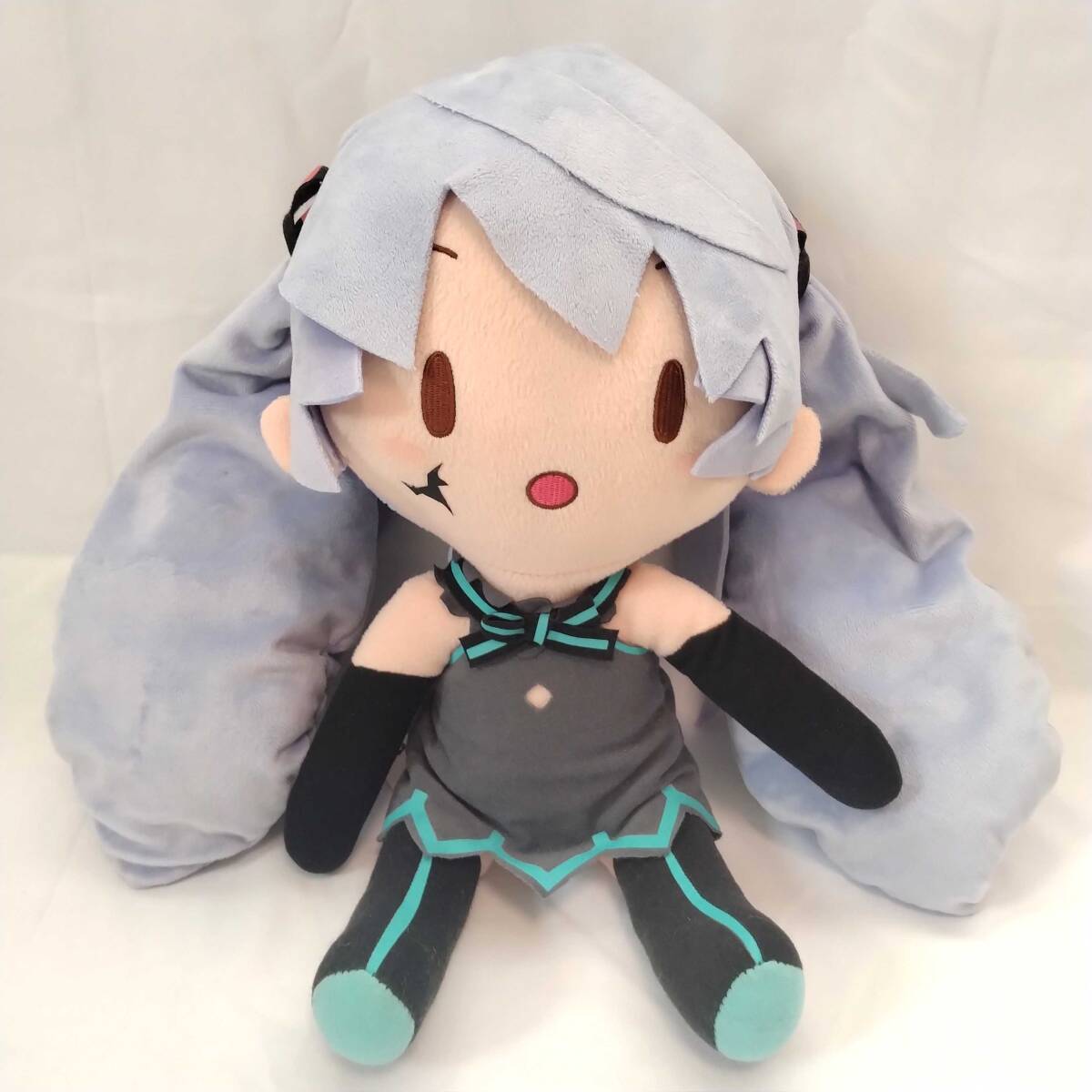 【送料無料】 初音ミク-GHOST ゴースト Project DIVA Arcade Future Tone SPふわふわぬいぐるみ SEGA セガ 2019年 約27cm拍卖