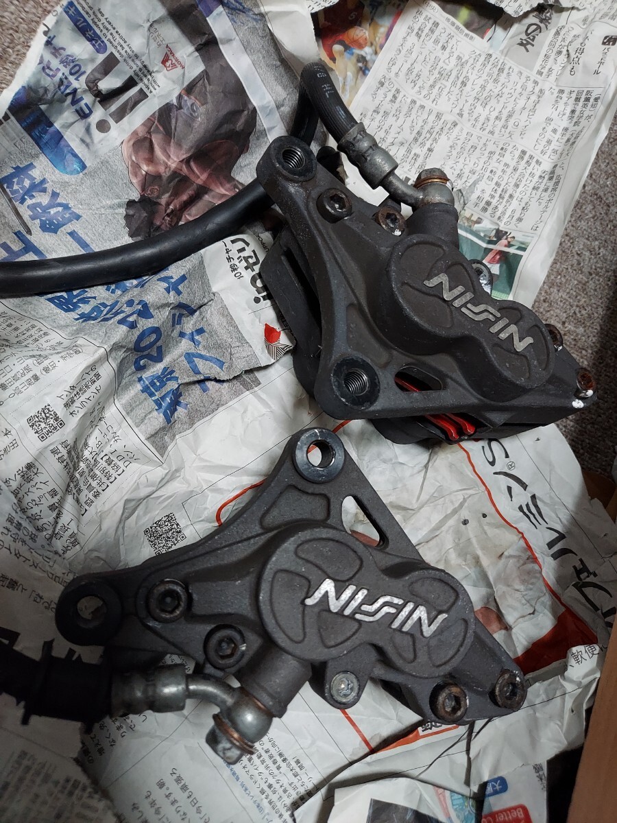 ニッシン NISSIN ブレーキキャリパー 90mmピッチ 4pot キャリパー 左右セット GSX-R750 GSX-R1100 GPZ900R ZRX1200 GSX-R400拍卖