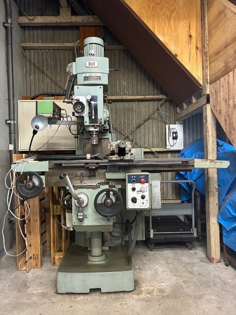 大阪府発【1円スタート!】春日 ターレットフライス盤 FX-800 金属加工 動作良好 ※現地引き取り限定★拍卖