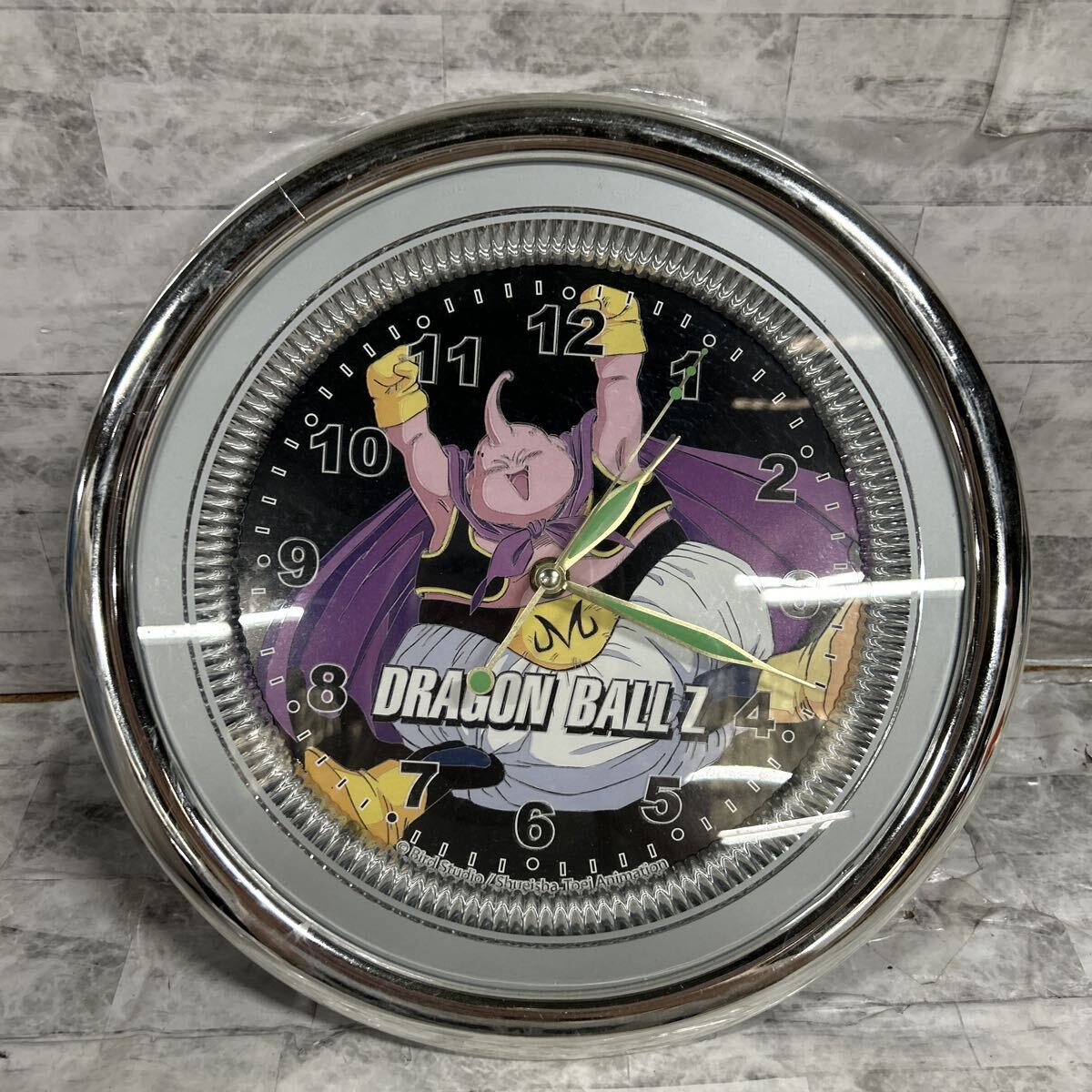 SKAM-2410 ▲ 時計 掛け時計 魔人ブウ ドラゴンボール やや傷汚れあり 壁掛け時計 通電のみ確認済み ドラゴンボールZ拍卖