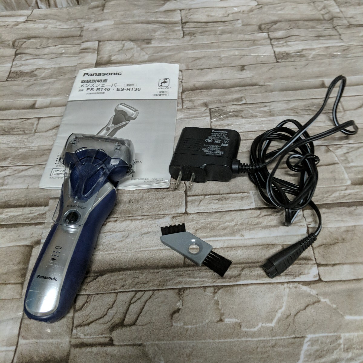 SKSZ1508 ▲ 電気シェーバー Panasonic メンズシェーバー ES-RT36 パナソニック 髭剃り 通電のみ確認拍卖