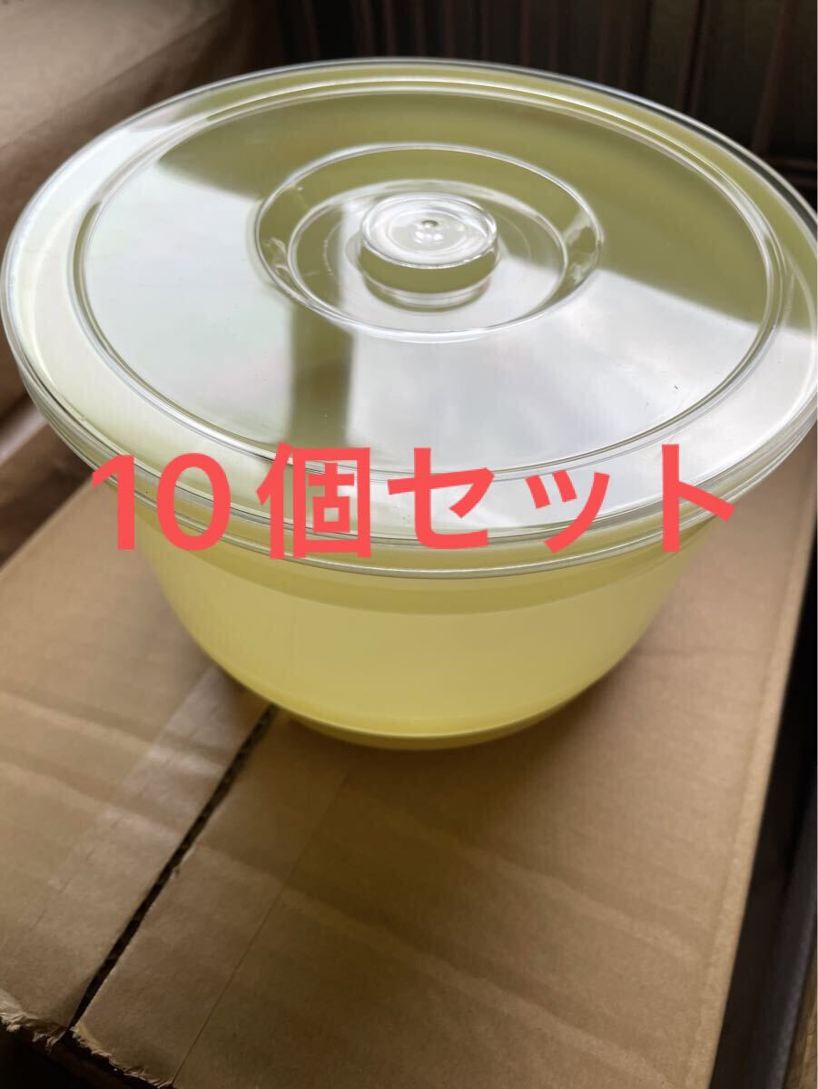 10個売り 保存用ケース ハードプラスチックケース 底面径14×上面径17×高さ約11cm 味噌 梅干し等拍卖