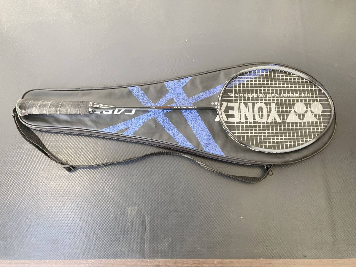 バトミントンラケット【F1299◎】YONEX CARBONEX13 ヨネックス カーボネックス13 バトミントン ソフトケース付属【中古】251011拍卖