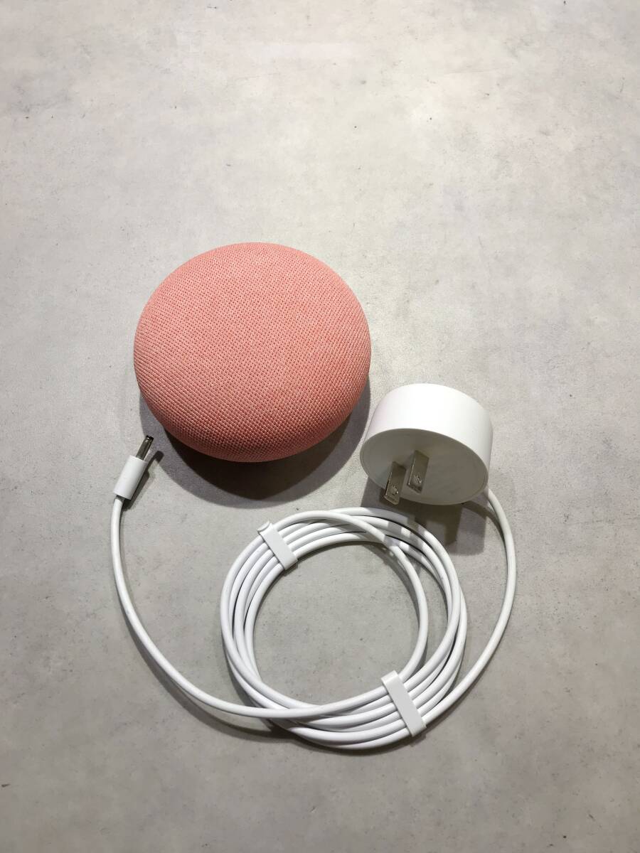 スマートスピーカー【S13962◎】Google Nest Mini 第2世代  H2C グーグルホームミニ アダプタ G1028 付属 【通電のみ】251007拍卖