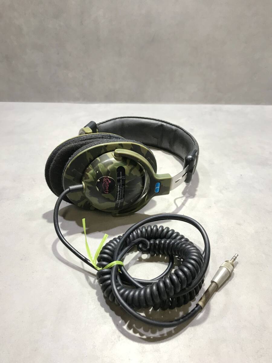 モニターヘッドホン【S13981◎】audio-technica オーディオテクニカ デジタルモニターヘッドフォン ATH-PRO5 MS 迷彩【動作品】251007拍卖