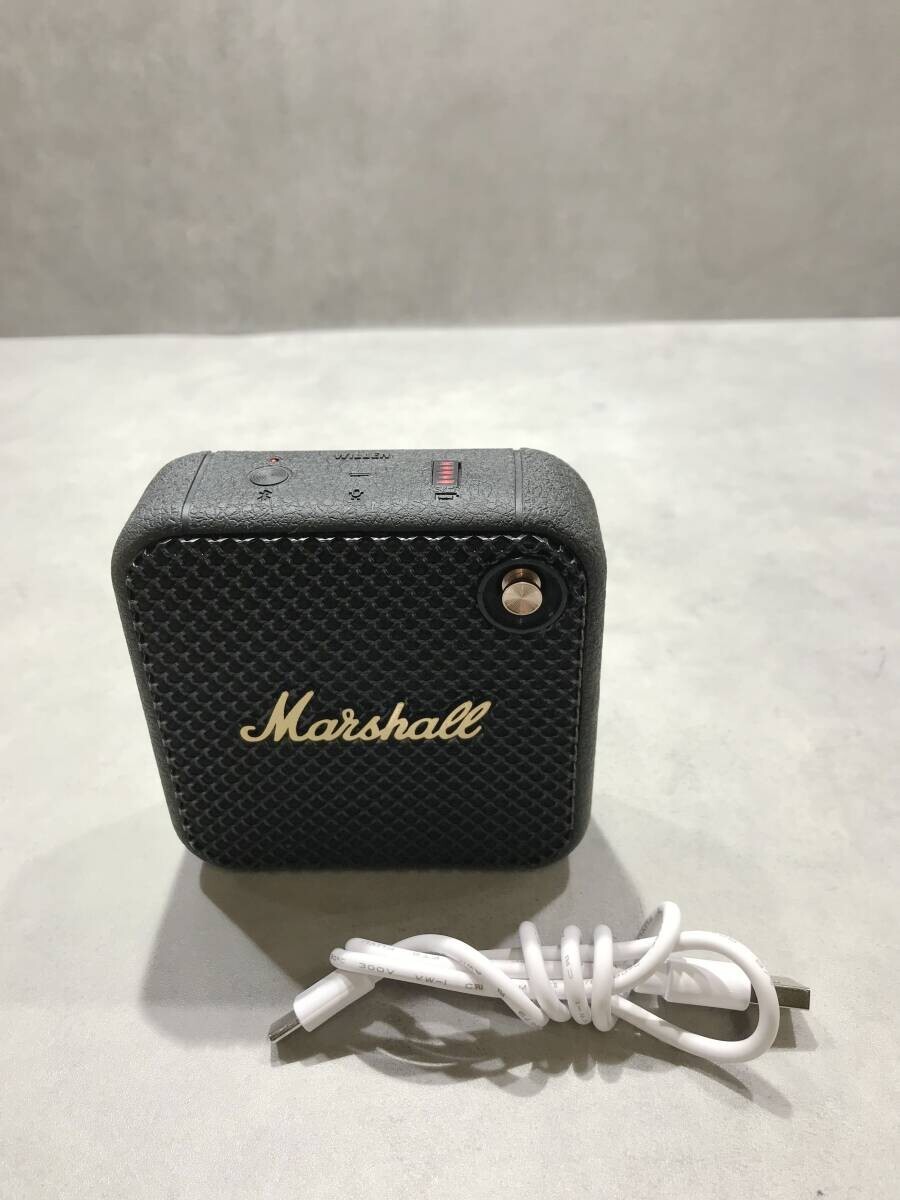 S9681◎Marshall WILLEN マーシャル Bluetooth ワイヤレススピーカー ブラック 動作OK【動作品】250220拍卖