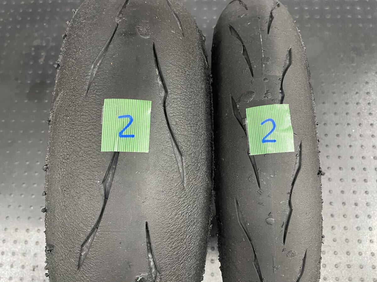 ブリヂストン ST600用 R11 前後タイヤ② 中古品拍卖