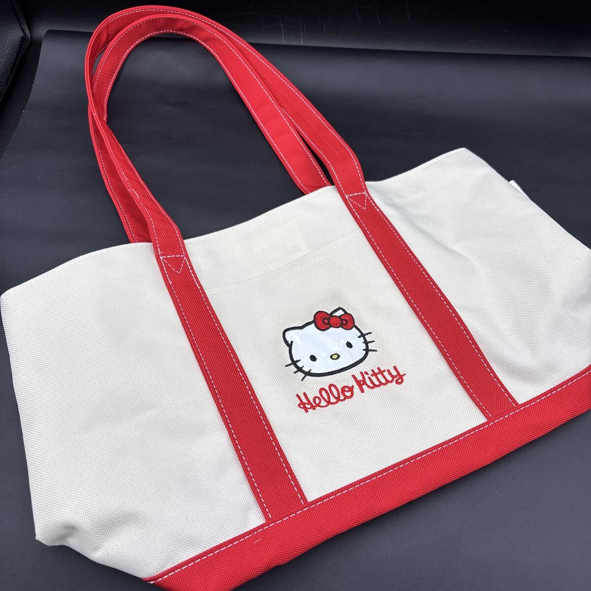 非売品 SANRIO 76:00 TOKYO JAPAN KFCバッグノベルティバッグ HELLO KITTY ハローキティトートバッグ  サンリオ ハローキティ バッグ拍卖