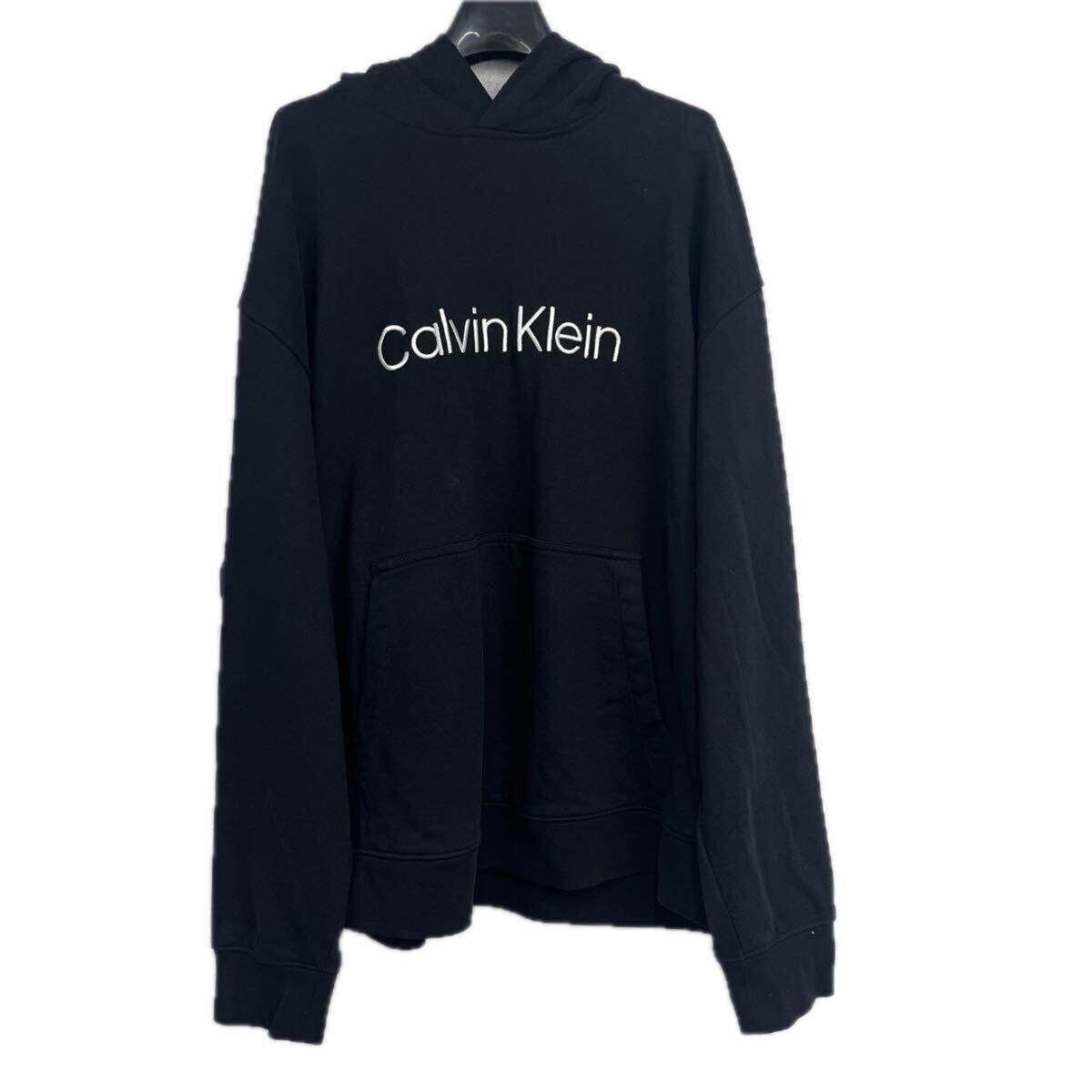 Calvin Klein Jeans カルバンクライン パーカー スタンダードロゴ 表記サイズM ユニセックス メンズ レディース拍卖