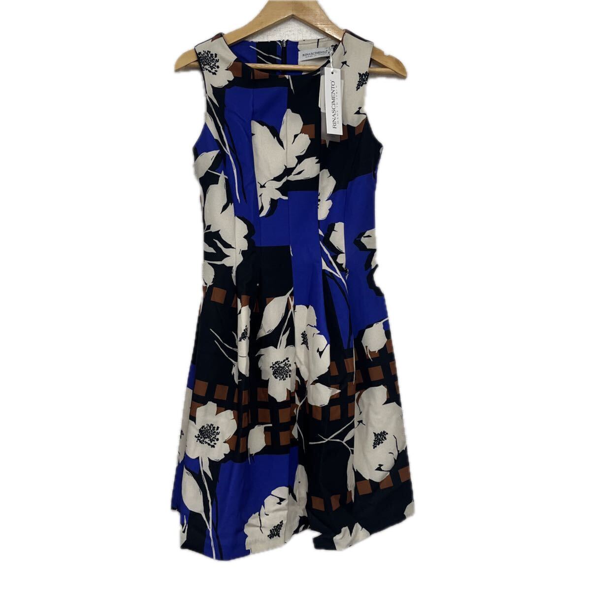 RINASCIMENTO(リナシメント) ノースリーブ ワンピース ドレス 新品タグ付 表記サイズXS レディース拍卖