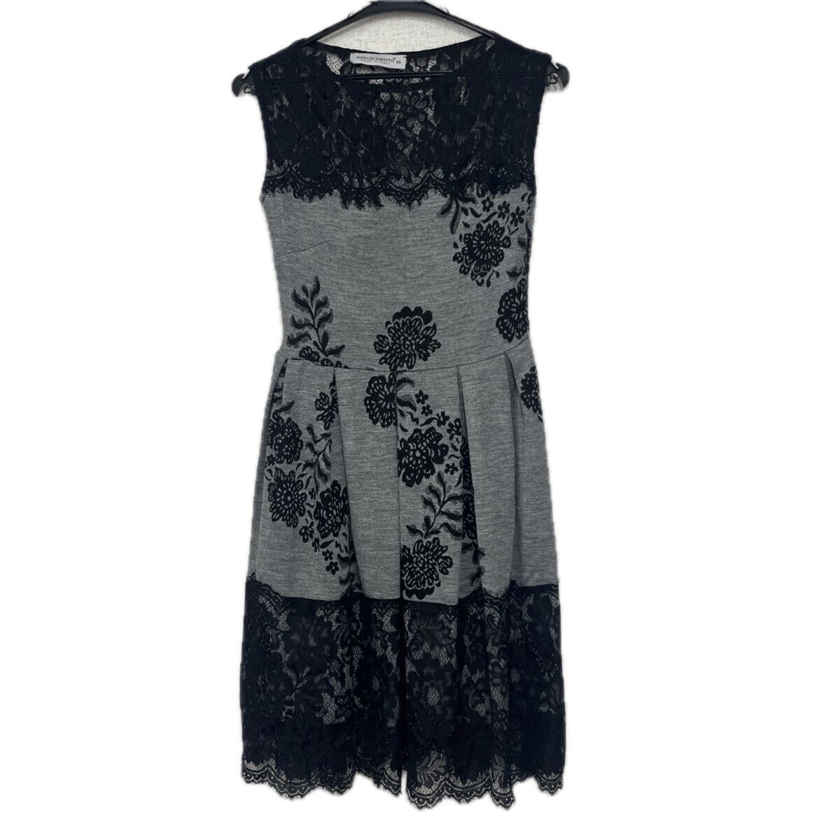 RINASCIMENTO(リナシメント) ノースリーブワンピース フリル ドレス 表記サイズXS レディース拍卖