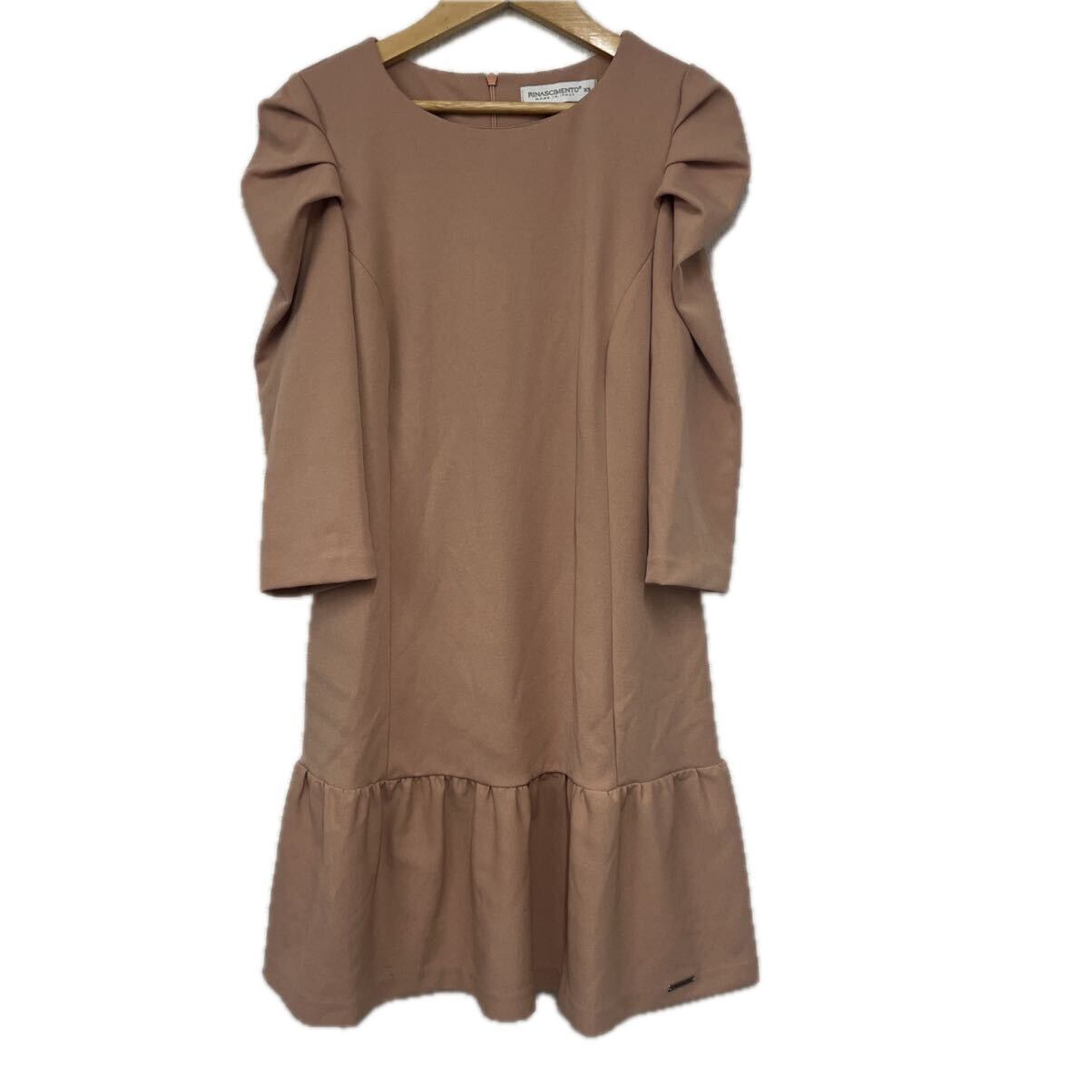 RINASCIMENTO(リナシメント) 七部袖ワンピース ドレス 表記サイズXS レディース拍卖