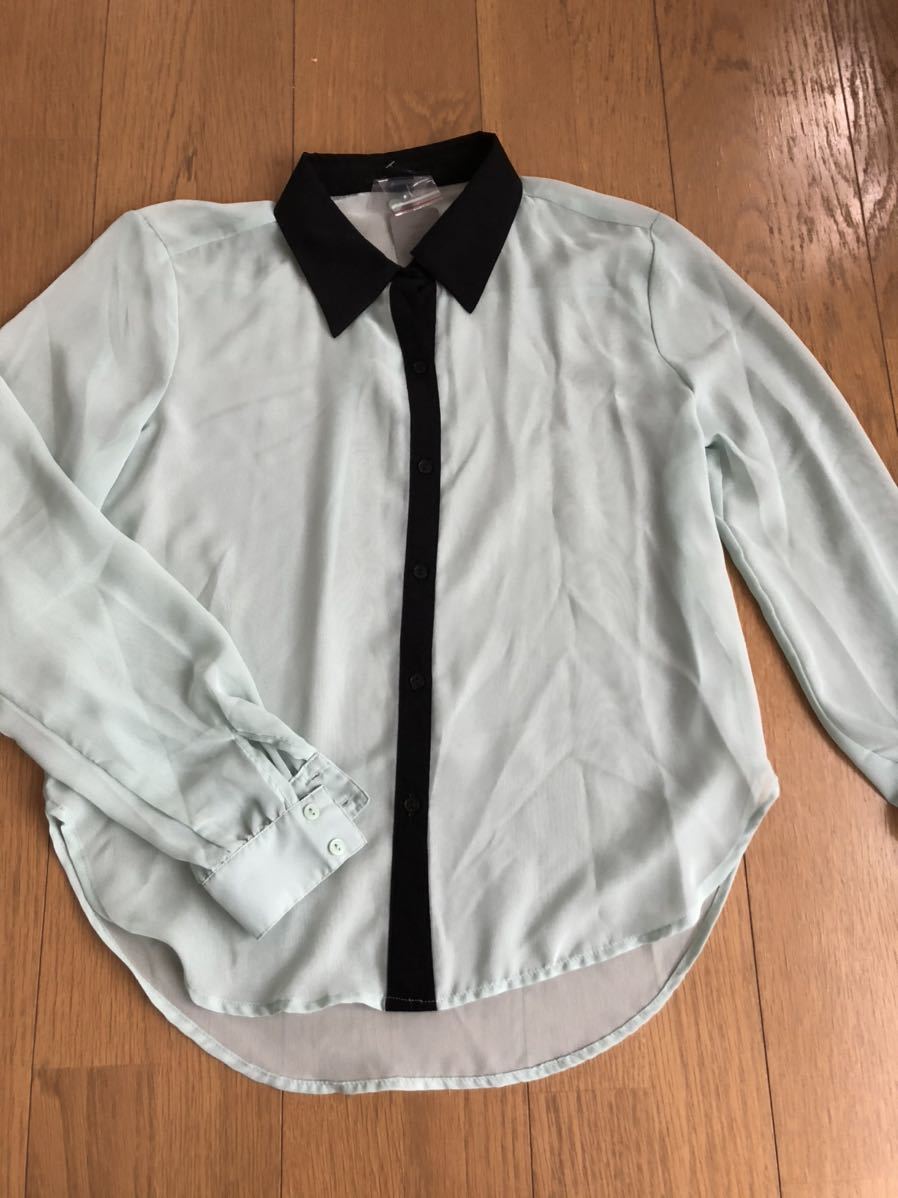 タグ付新品!forever21 シアーブラウス Sサイズ拍卖