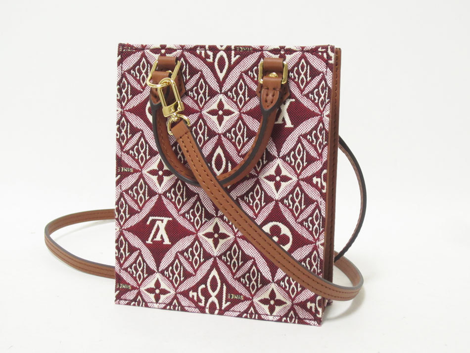 LOUIS VUITTON ルイヴィトン ジャガード プティット・サックプラ ハンドバッグ ショルダーバッグ 斜め掛け M69846 レシート 新品拍卖