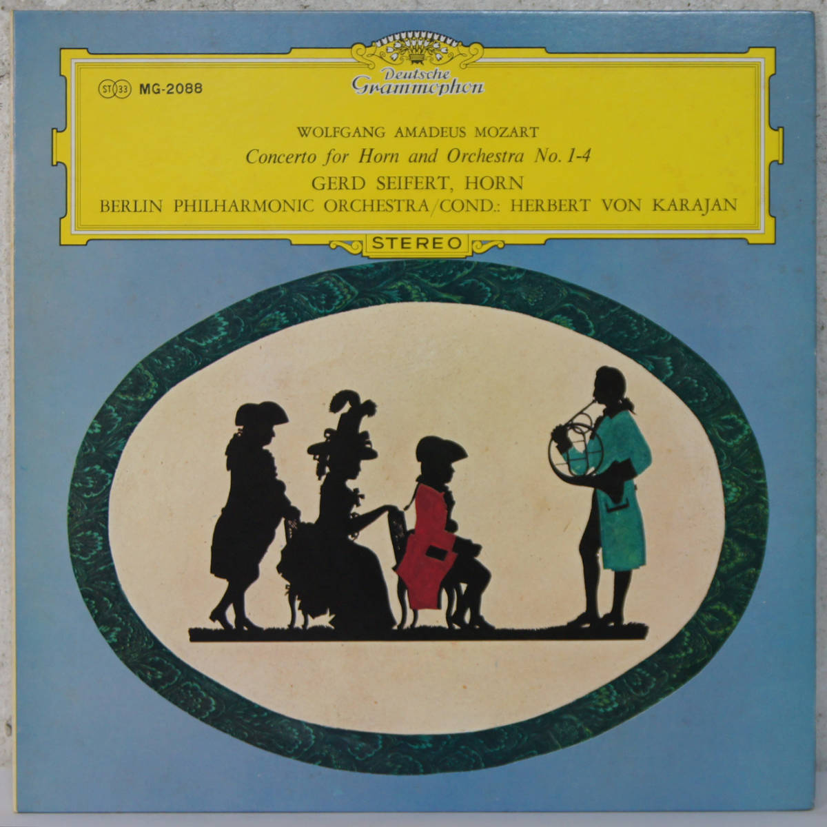 01030i 12LP★ カラヤン指揮 ゲルト・ザイフェルト ベルリン・フィル / モーツァルト ホルン協奏曲 ★MG-2088 グラモフォン拍卖