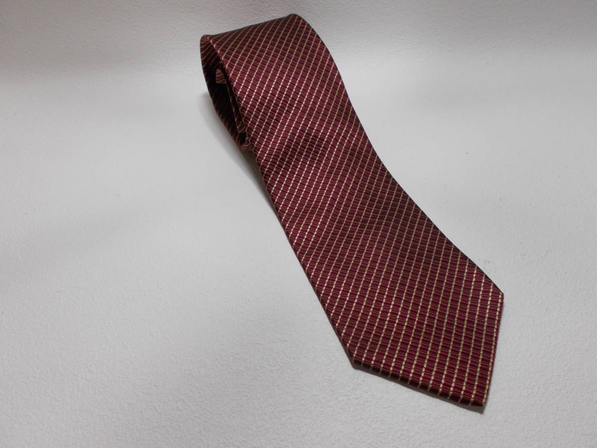 紳士ネクタイ L.E. シルク100% 中古美品 v-2-4拍卖