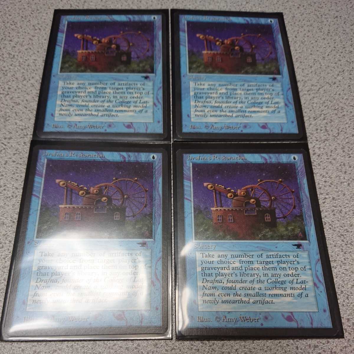 MTG ATQ Drafna's Restoration 英語 四枚セット 即決拍卖