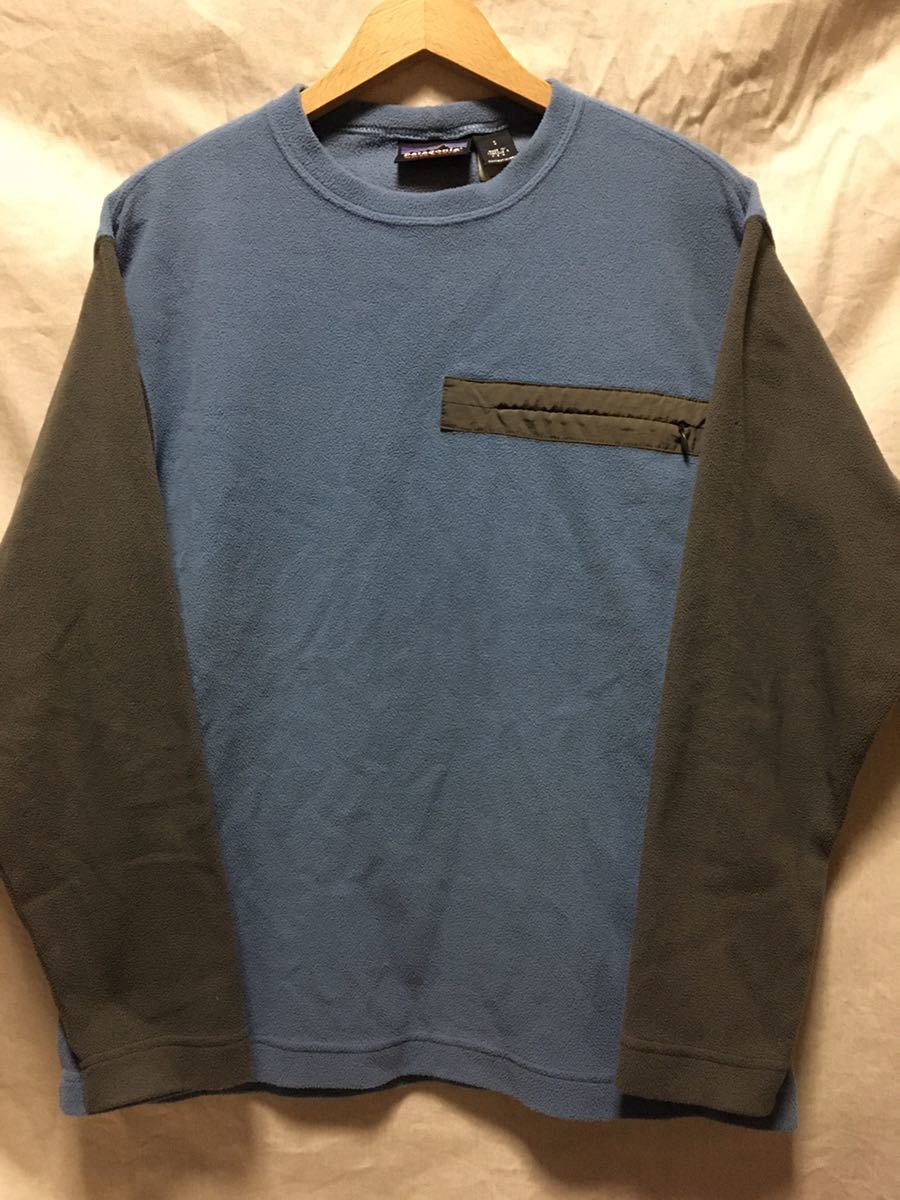 美品 patagonia マイクロD クルー S アメリカ製 廃番希少品 surf フリース シンチラ オールドパタゴニア拍卖