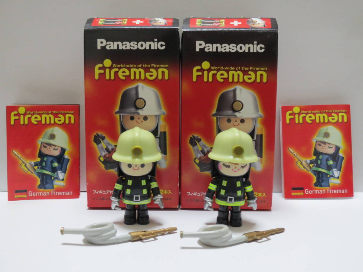 開封品 Panasonic パナソニック Fireman ファイアマン フィギュア ドイツ 男&女 2個セット拍卖