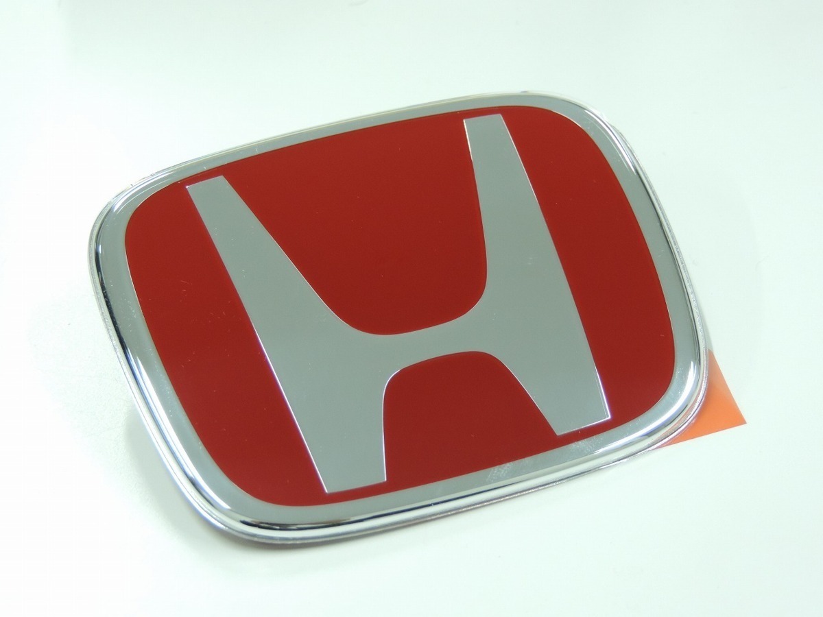 HONDA ホンダ純正 TYPE-R 用 レッドエンブレム 約W98mm×H80mm ホンダエンブレム Hエンブレム Hマーク ホンダマーク 流用拍卖