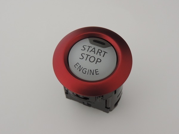 ニッサン 日産純正 ジューク ニスモ用 プッシュスタートスイッチ K13 マーチ NISMO 流用可能 レッド NISMO拍卖