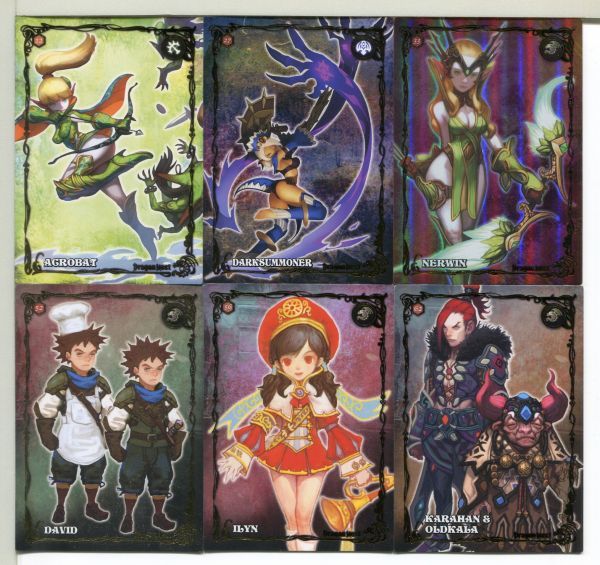 ドラゴンネスト DRAGON NEST トレーディングカード 6枚セット!拍卖