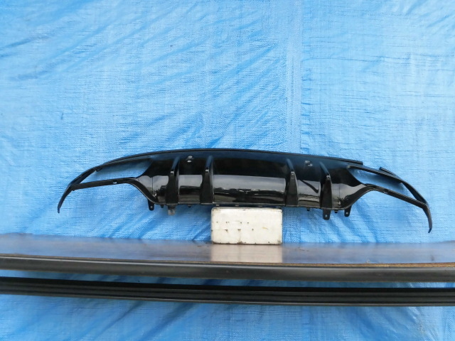 AM331 ベンツ W205 Cクラス AMG C63 ディフューザー 黒拍卖