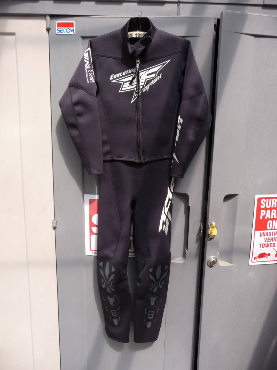 J-FISH ジェパソ ウェットスーツ ロングジョン&ボレロ 上下セット フリースタイル レース 黒 サイズ L PWC マリン 限定 廃盤拍卖