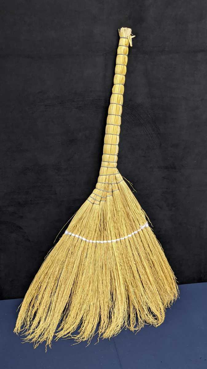 わらほうき 約87cm 藁箒 昭和レトロ拍卖