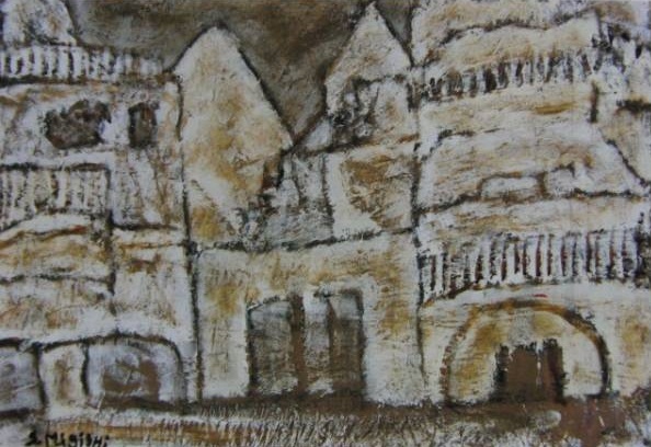 三岸節子、【カダケス】、希少な大判額装用画集より、美品、新品額装付、送料込み拍卖