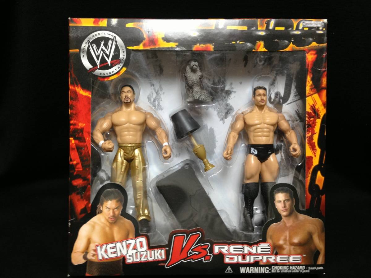 JAKKS:WWE EXCLUSIVE BOX SET ケンゾウ・スズキ&レネ・デュプリー(未開封品)拍卖