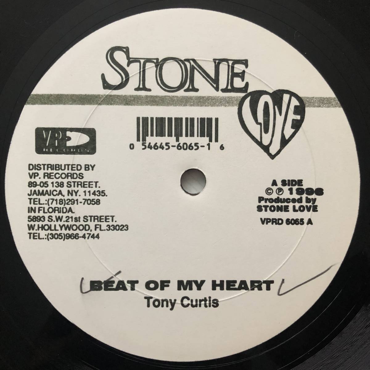 ☆試聴 / TONY CURTIS / BEAT OF MY HEART /Stone Love/reggae/dancehall/'96/big hit !!/12inch拍卖