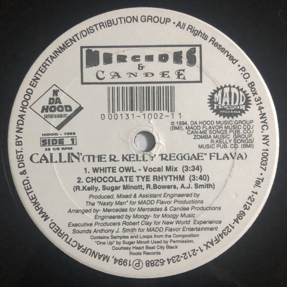 試聴 / MERCEDES & CANDEE / CALLIN(THE R.KELLY REGGAE FLAVE) /reggae/dancehall/Hip Hop/big hit !!/12INCH拍卖