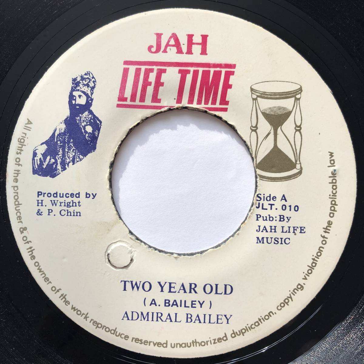 試聴 / ADMIRAL BAILEY / TWO YAER OLD /Jah Life Time/reggae/dancehall/80's/big hit !!/7inch拍卖