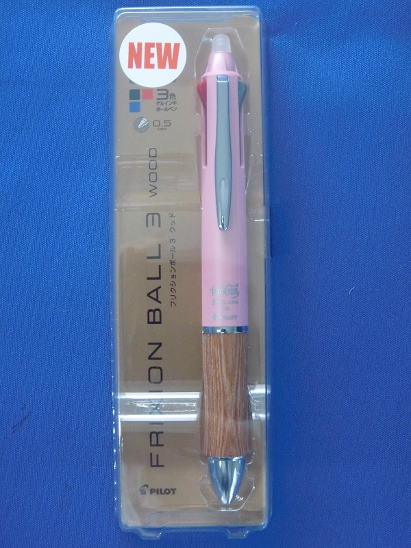 ★☆PILOT フリクションボール3 ウッド(ピンク) 新品☆★拍卖