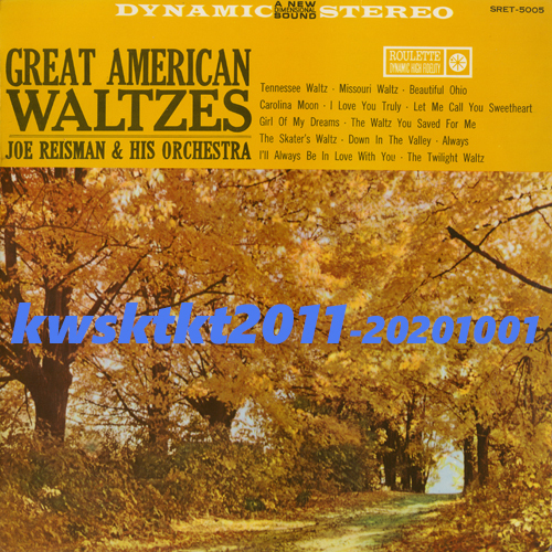 ◆処分前セール◆SRET-5005★ジョー・ライスマン楽団 魅惑のゴールデン・ワルツ拍卖