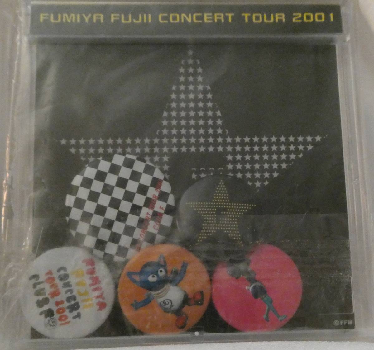 藤井フミヤ ツアーグッズ 缶バッジセット 2001 CONCERT TOUR CLUB F フェビル 拍卖