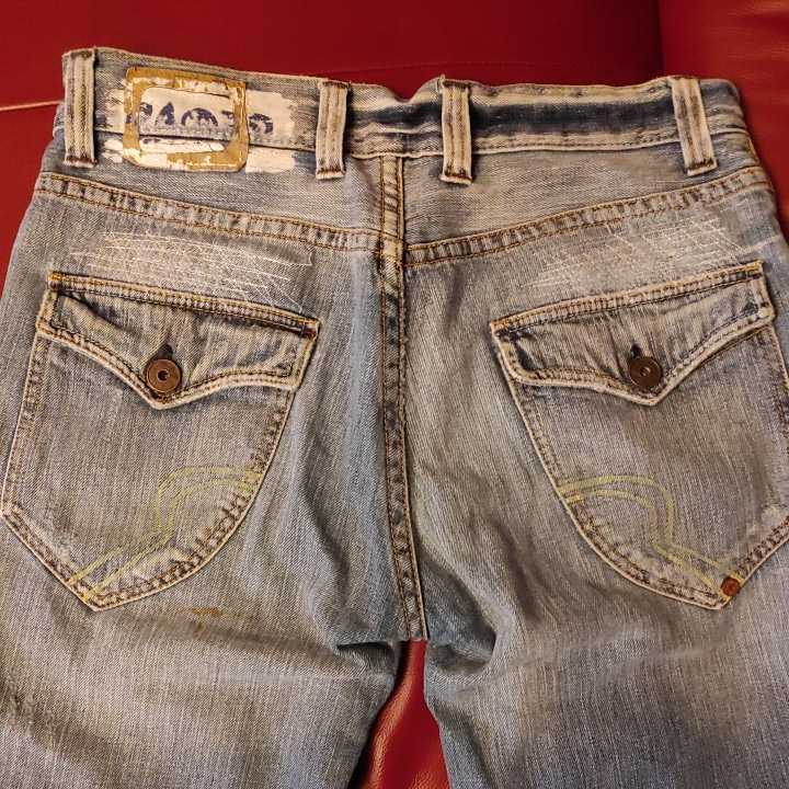 ★【美品】RARE ダメージデニム ジーンズ パンツ ボトムス拍卖