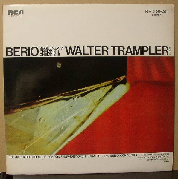 トランプラー/べリオ/セクエンツァⅣ/中古LP!1290拍卖