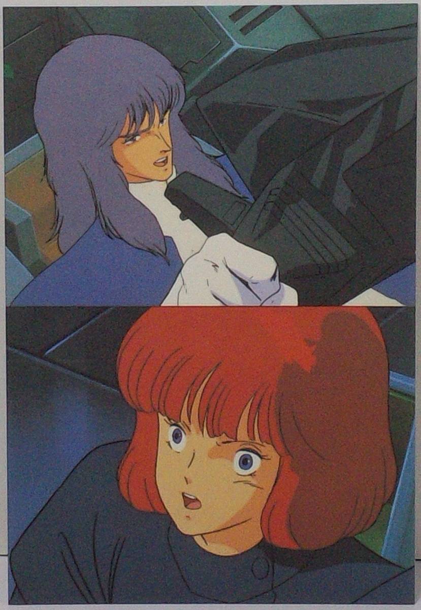 ガウ・ハ・レッシイ&ギャブレット・ギヤブレー 重戦機エルガイム Animage年賀はがき FP-196 郵送無料拍卖